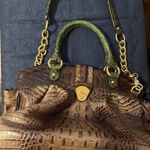 Brahmin Croc Hobo Bag Purse Satchel NWOT, unused. Fabulous!